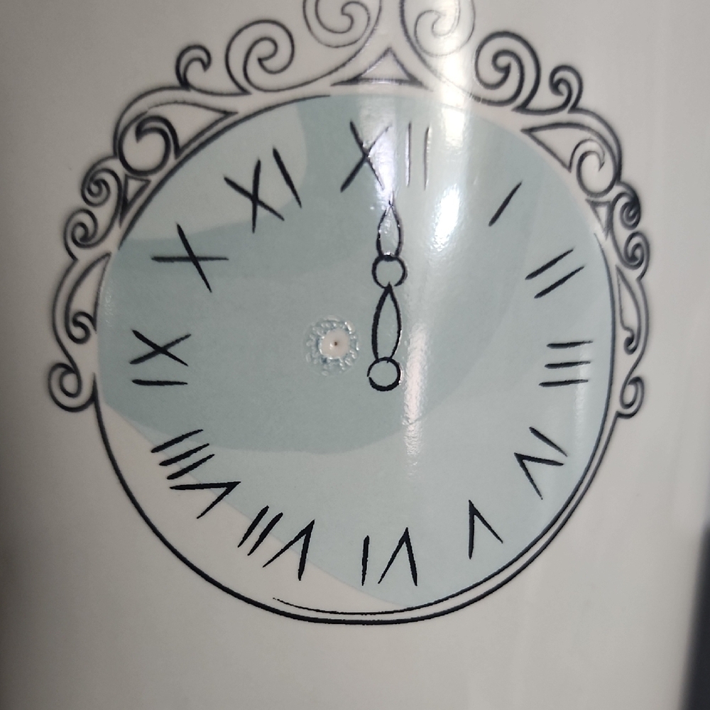 Rae Dunn Cinderella White and Blue 'Up 'Til Midnight' Mug - Picture 4 of 10